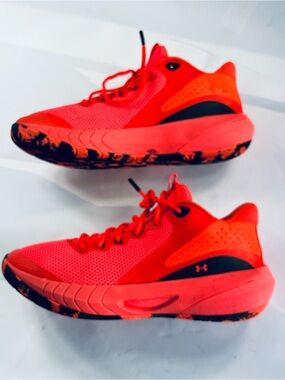Under Armour Hovr Sisterhood Sneakers #3024398-601 Neon Orange-Red Women’s:12